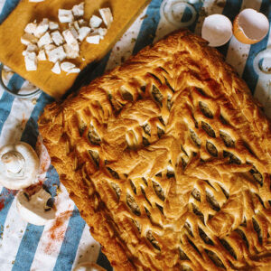 Пирог с курой и грибами (слоеный) — изображение 4